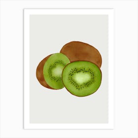 Kiwi Fruit 1 Art Print