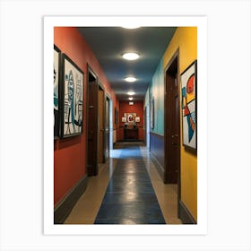 Hallway Gallery Art Print