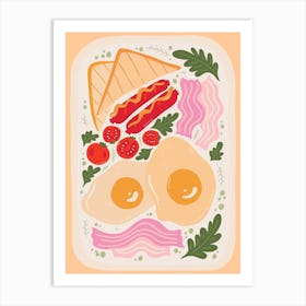 Breakfast Plate Kitchen and Dining Art Print