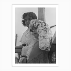 Untitled Photo, Possibly Related To Spanish American People At Fiesta, Taos, New Mexico By Russell Lee 1 Art Print
