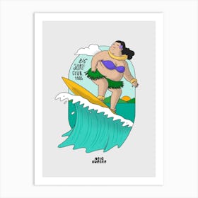 Big Surf Club 1985 Art Print