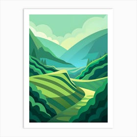 Landscape Painting 27 Art Print