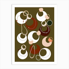 Necklaces Art Print