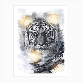Poster Tiger Africa Wild Animal Illustration Art 01 Art Print