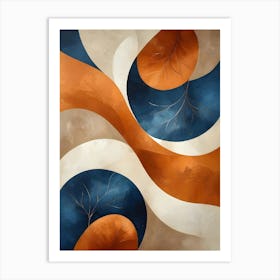 Abstract Swirls Canvas Print 1 Art Print