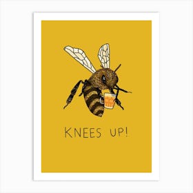 Bees Knees Up Art Print