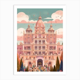 The Royal Palace Of Madrid Spain Art Print