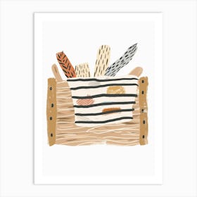 Basket Of Bread 3 Art Print