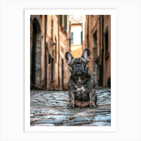 French Bulldog.Generated AI. Art Print  Art Print