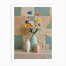 Three Vases Art Print