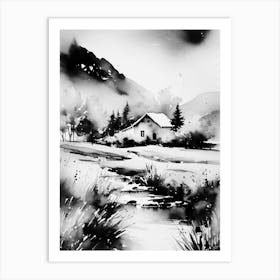 House In The Mountains 3 Art Print