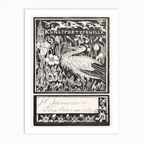 Label With Stork (1895),Theo Van Hoytema Art Print
