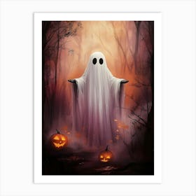 Ghost In The Woods 13 Art Print