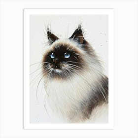 Himalayan Cat Painting 3 Art Print