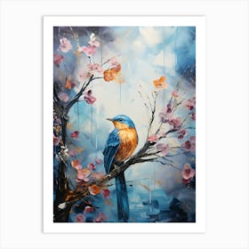 Whimsical Watcher A Bird S Perch Art Print