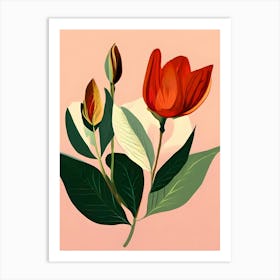 Red Tulips 2 Art Print