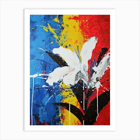 Abstract Flower, Pop Art Art Print