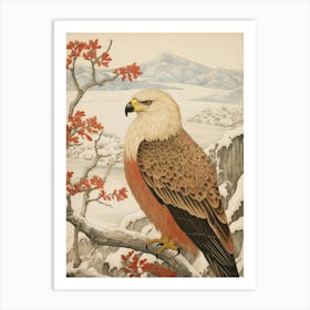 Bird Illustration Eagle 3 Art Print