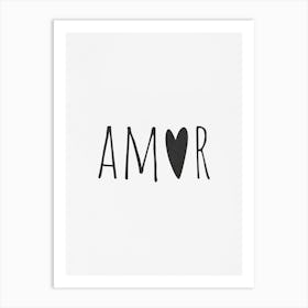 Amor Canvas Print 1 Art Print