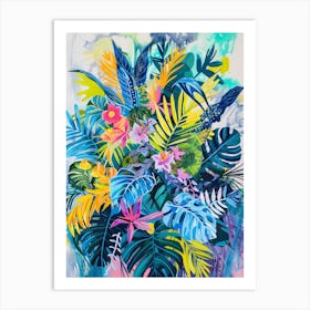 Tropical Flowers 1 Art Print