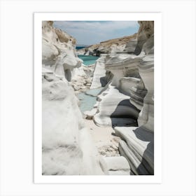 Sarakiniko Greece Art Print