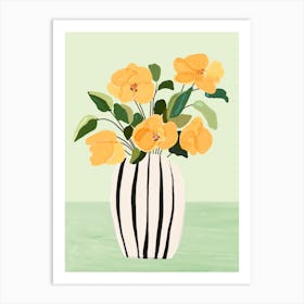 Flowers In A Vase 7 Art Print