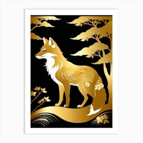 Japan Golden Fox 15 Art Print