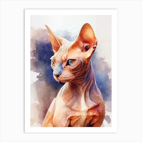 Sphynx Cat animal 5 Art Print