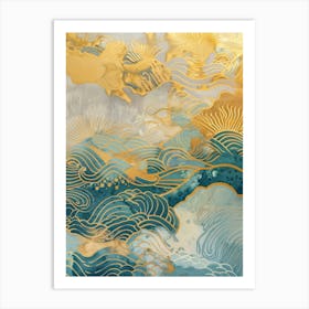 Azure Sky Art Print