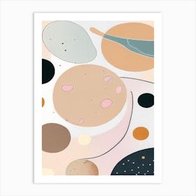 Leo Planet Musted Pastels Space Art Print