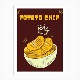 Potato Chip Art Print