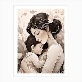 Mother And Child Art Print