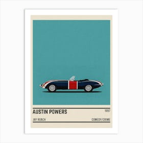 Austin Powers Car Art Print