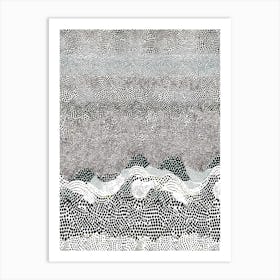 Waves'' Dots Art Art Print