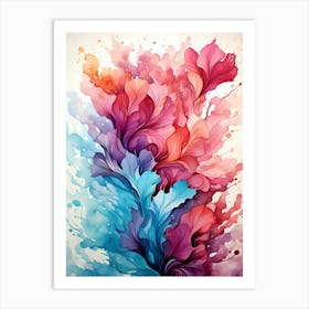 Abstract Watercolor Painting Art Print