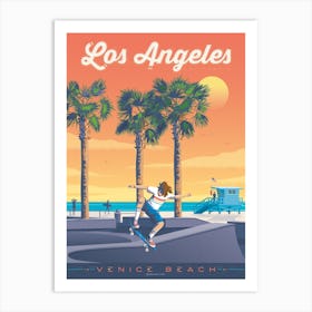Los Angeles Venice Beach California Art Print