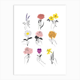 Say It With Flowers Art Print