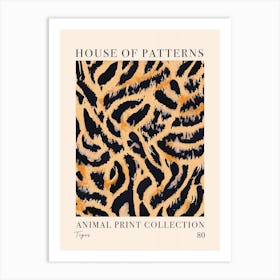 House Of Patterns Tiger Animal Print Pattern 8 Art Print