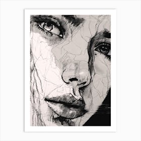 Portrait Of A Woman Art Print