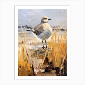 Bird Painting Grey Plover 1 Art Print