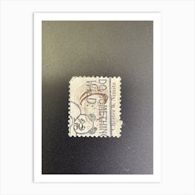 Postage Stamp 9 Art Print