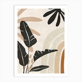 Abstract Plants Art Print