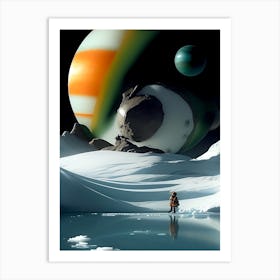 Ice Planet Before Impact Art Print