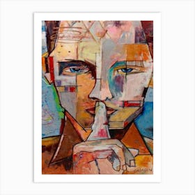 Peintures De Portraits Art Print