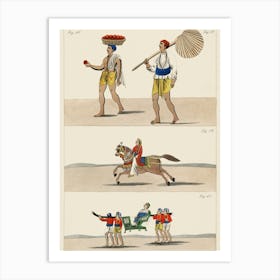 Four Indians Art Print