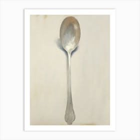 Silver Spoon Oil Painting Art Print