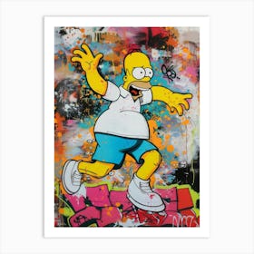 Simpsons 1 Art Print