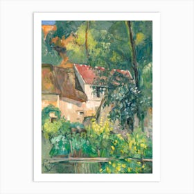 House Of Père Lacroix (1873), Paul Cézanne Art Print