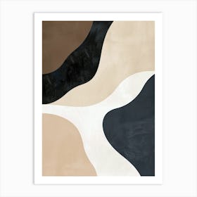 Muted Movement Minimalist Style Art Print