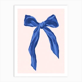 Blue Ribbon Art Print